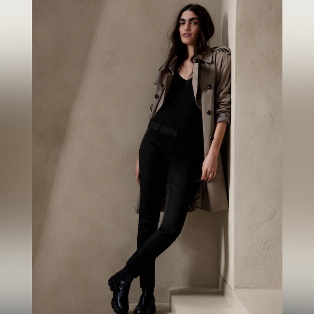 Banana Republic Black Sloan Pants 4
